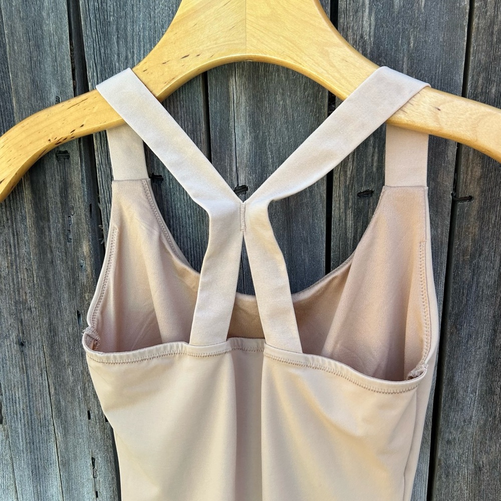 Spanx Strappy Go Lucky Racerback Tank Top Beige Nude S - Picture 7 of 11